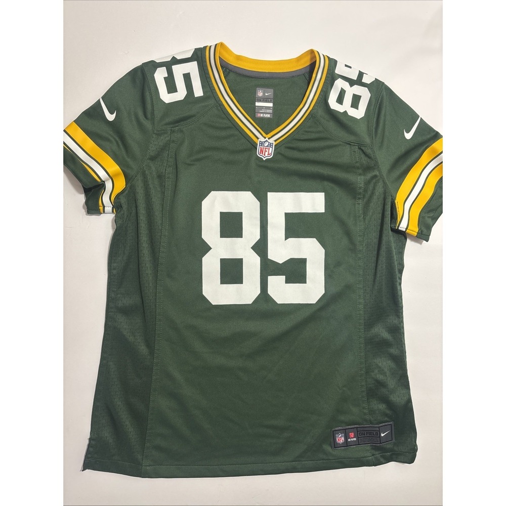 Green Bay Packers Nike 85 Women's NFL‎ Jersey Size Large